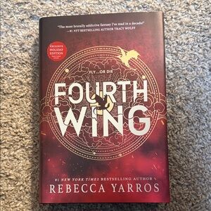 Fourth Wing holiday edition Hardcover Book